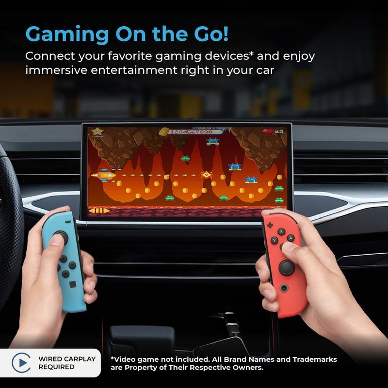 🚗 Say goodbye to boring drives! CarPlay TV Adapter turns your car into a mobile cinema in seconds! 🎬