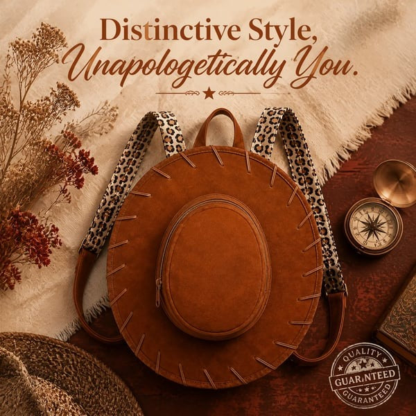 🤠Western Cowgirl Hat Backpack👜