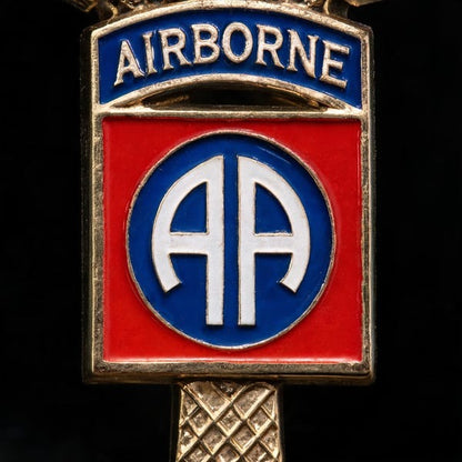 🪂U.S. Army 82nd Airborne Division Tribute Metal Car Emblem