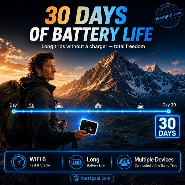 📶 Stay Connected Anywhere – Pocket‑sized WiFi for Travel, Work & Daily Life