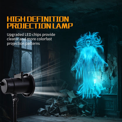 ☠️Halloween Skull Dynamic Light 10 Unique HD Projection Patterns