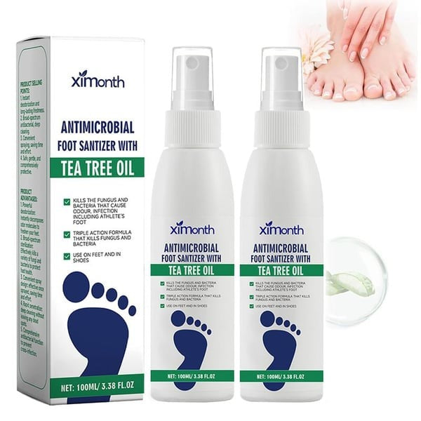 🌿 Tea Tree Oil Foot Spray — Plant-Powered Antimicrobial Foot & Shoe Sanitizer