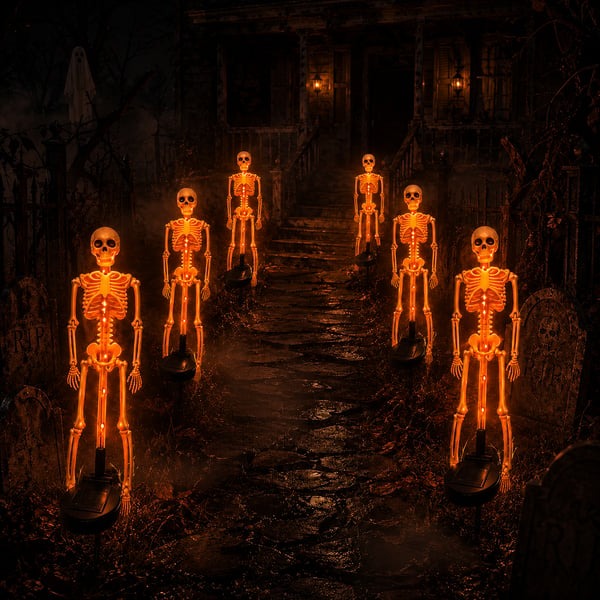💀Solar Skeleton Yard Stake