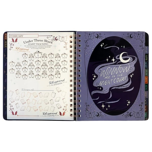 🌙 A Court of Thorns and Roses: Velaris 2027 Weekly Planner ✨ Officially Licensed Fantasy Organizer