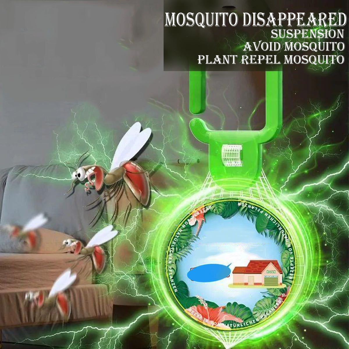 Plant‑Powered No‑Plug Mosquito Repellent