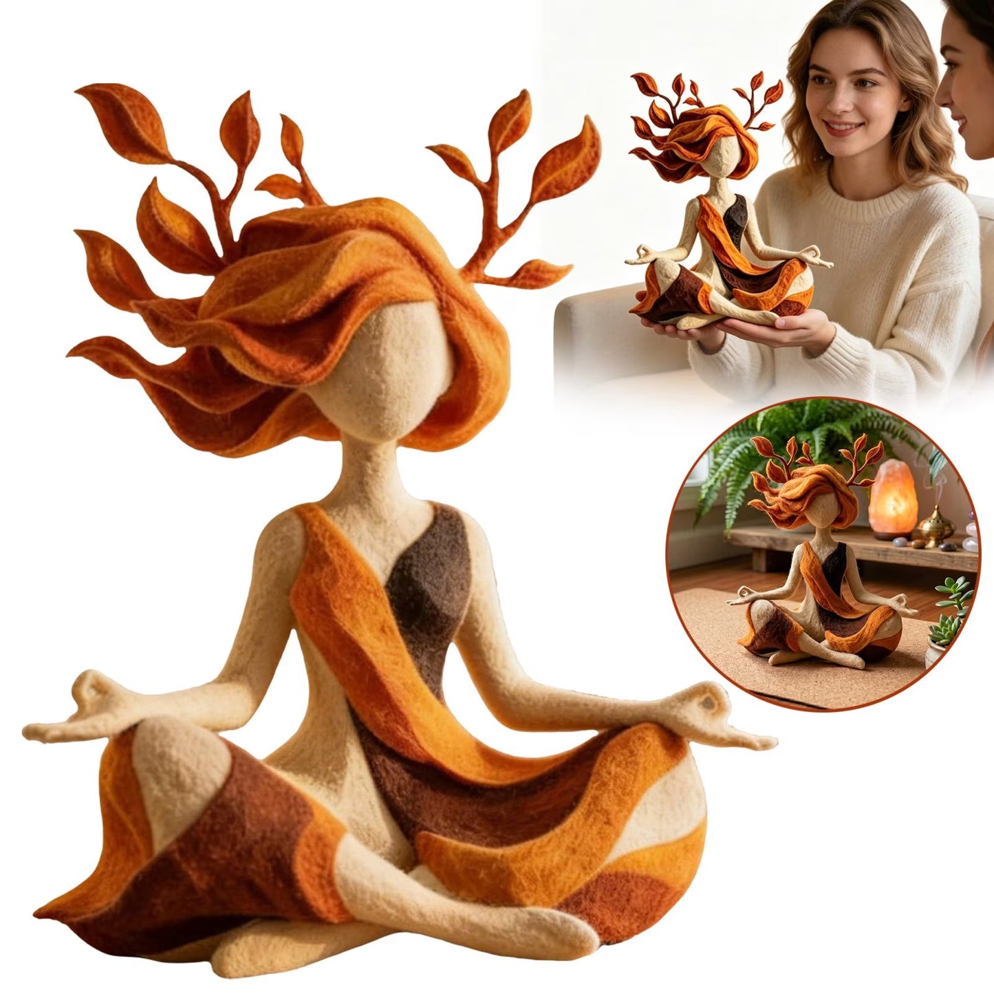🧘‍♀️Serenity Growth | Inner Harmony Sculptural Figurine