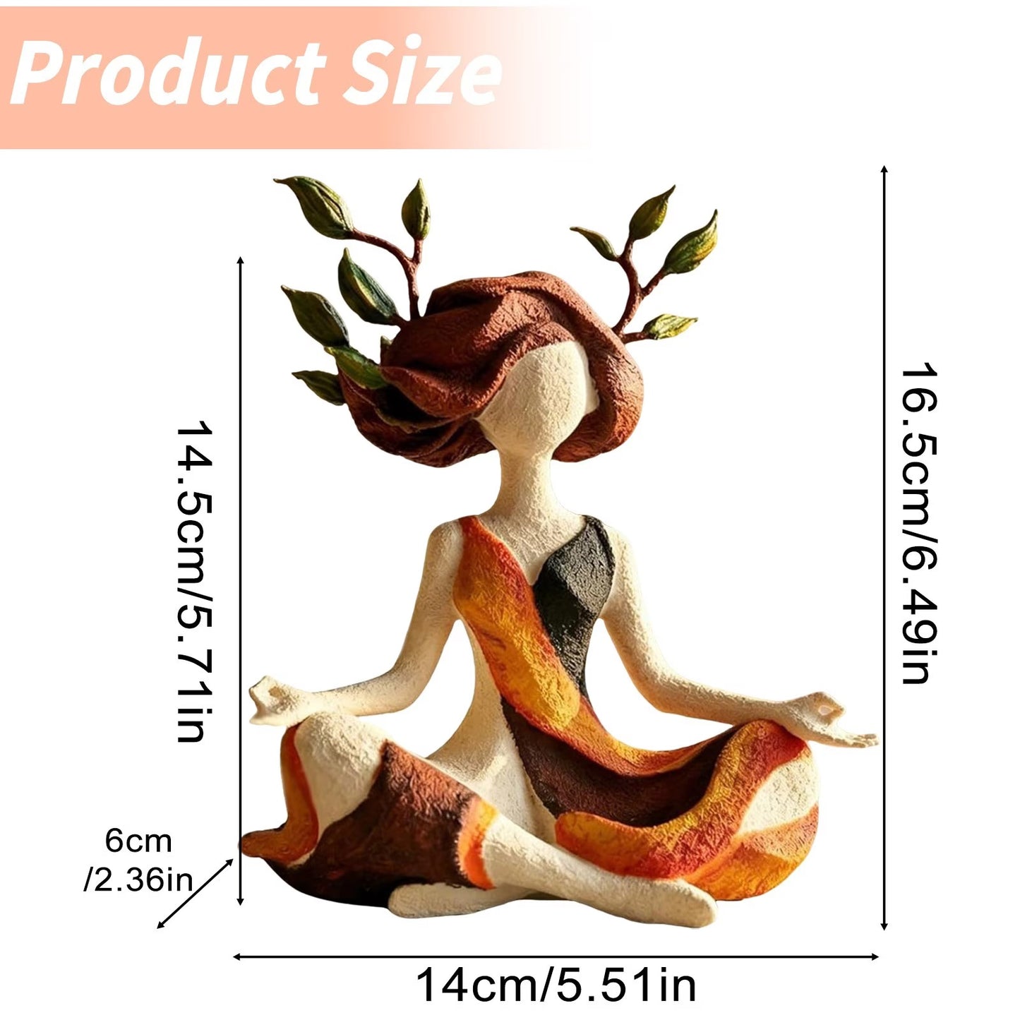 🧘‍♀️Serenity Growth | Inner Harmony Sculptural Figurine