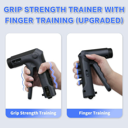 Adjustable Hand & Finger Exerciser, Rehabilitation Grip Strength Trainer