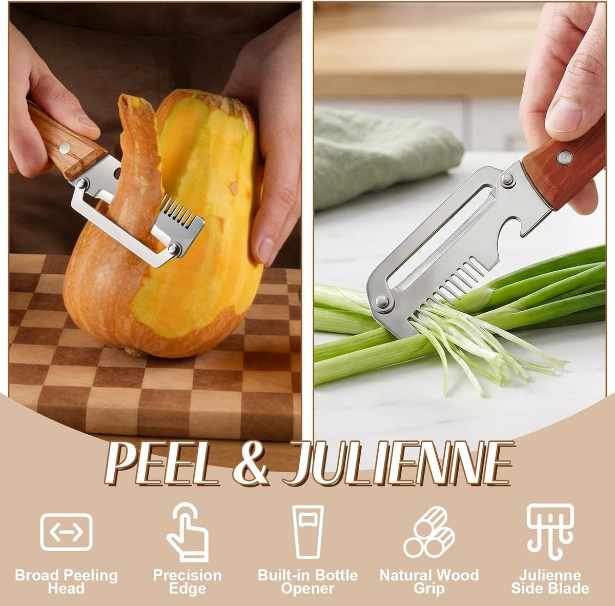 2 Pcs Multi-Functional Vegetable Peeler for Kitchen