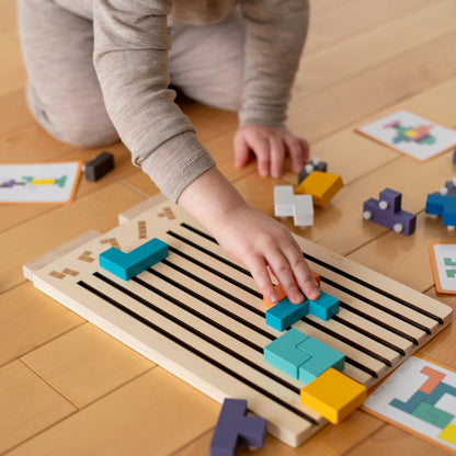 Educational wooden toys for early childhood development