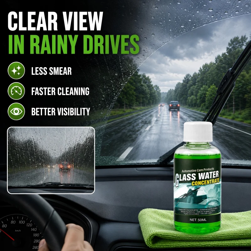 dht™⭐6-in-1 Glass Water Concentrate🚗10ml makes 1L, cuts bugs & grime, streak-free