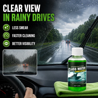 dht™⭐6-in-1 Glass Water Concentrate🚗10ml makes 1L, cuts bugs & grime, streak-free