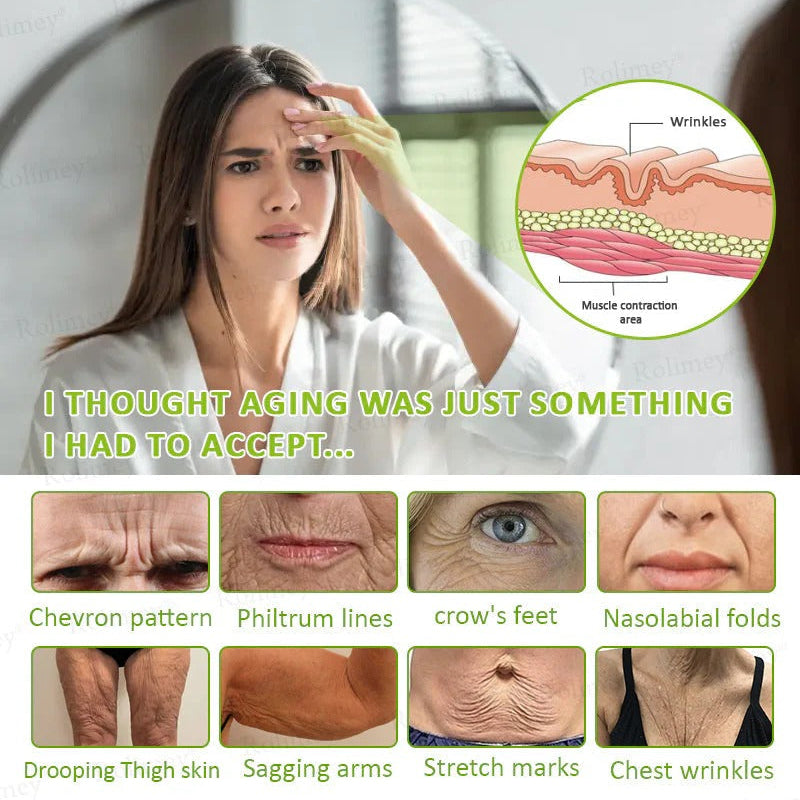Collagen Neck Cream For Smooths Face & Neck Wrinkles, Reduces Double Chin
