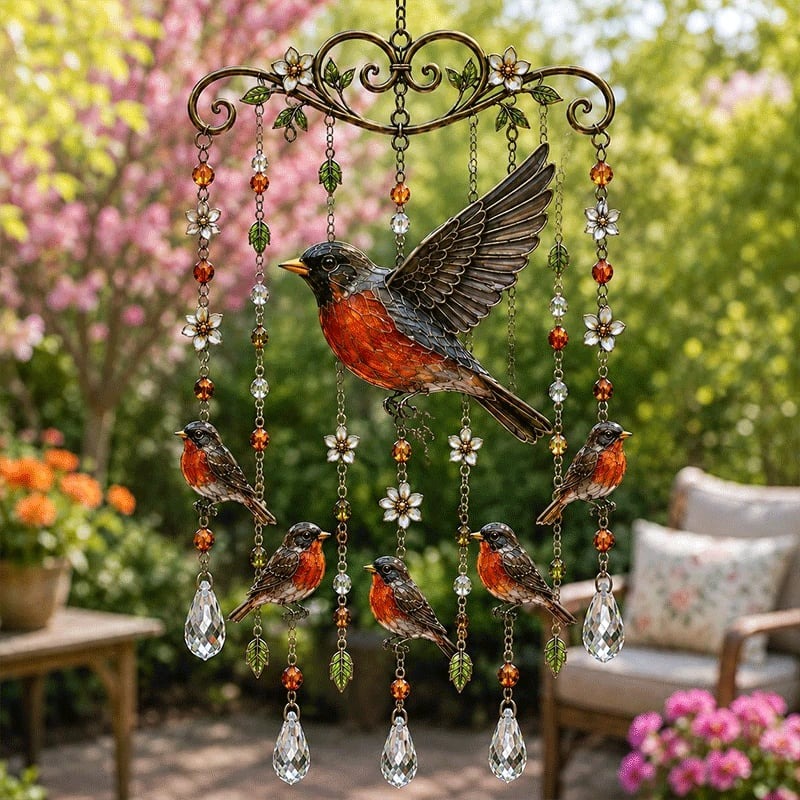 ✨Colorful Hummingbird Wind Chime