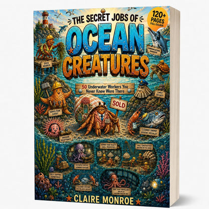 🧒The Secret & Curious Nature Encyclopedia Collection – Backyard & Ocean Creatures Set