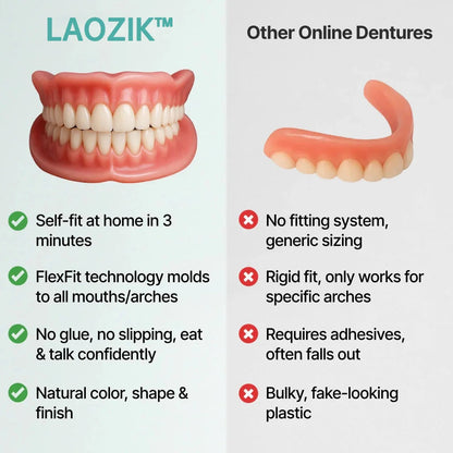 🔥HazyGalaxy™Custom-Fit Dentures — Comfortable & Natural-Looking Smile