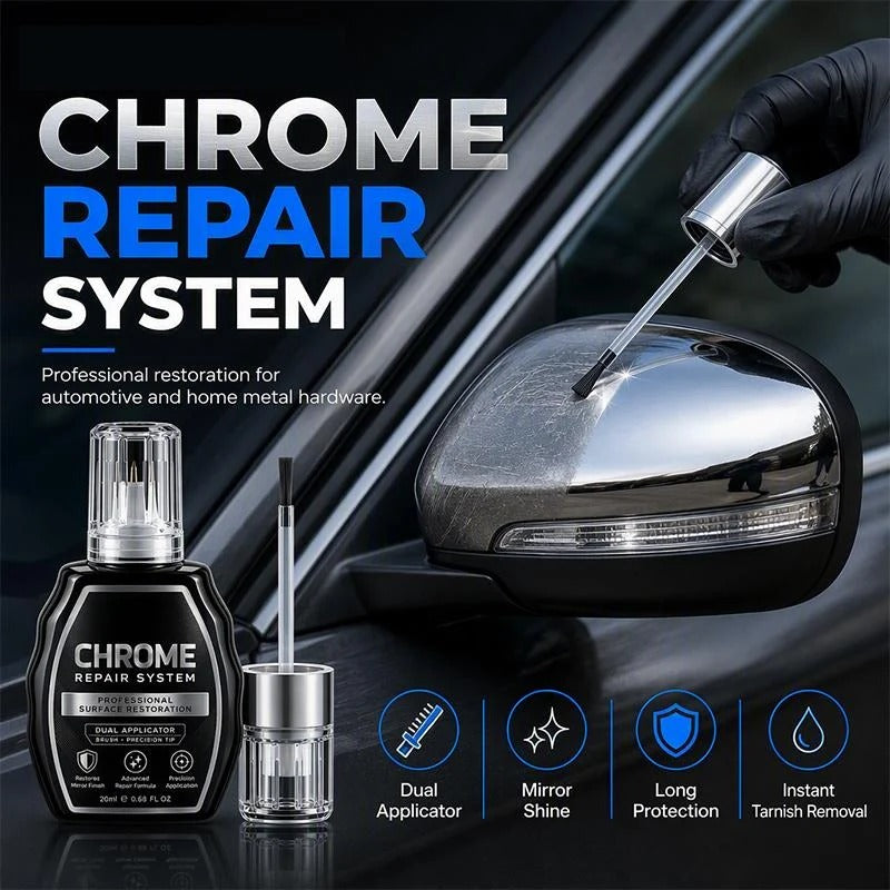 dht™⭐Chrome Restoration Set – Removes Oxidation & Restores High-Gloss Metallic Finish