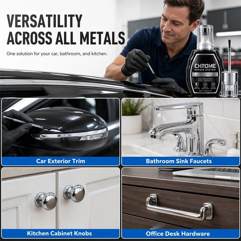 dht™⭐Chrome Restoration Set – Removes Oxidation & Restores High-Gloss Metallic Finish