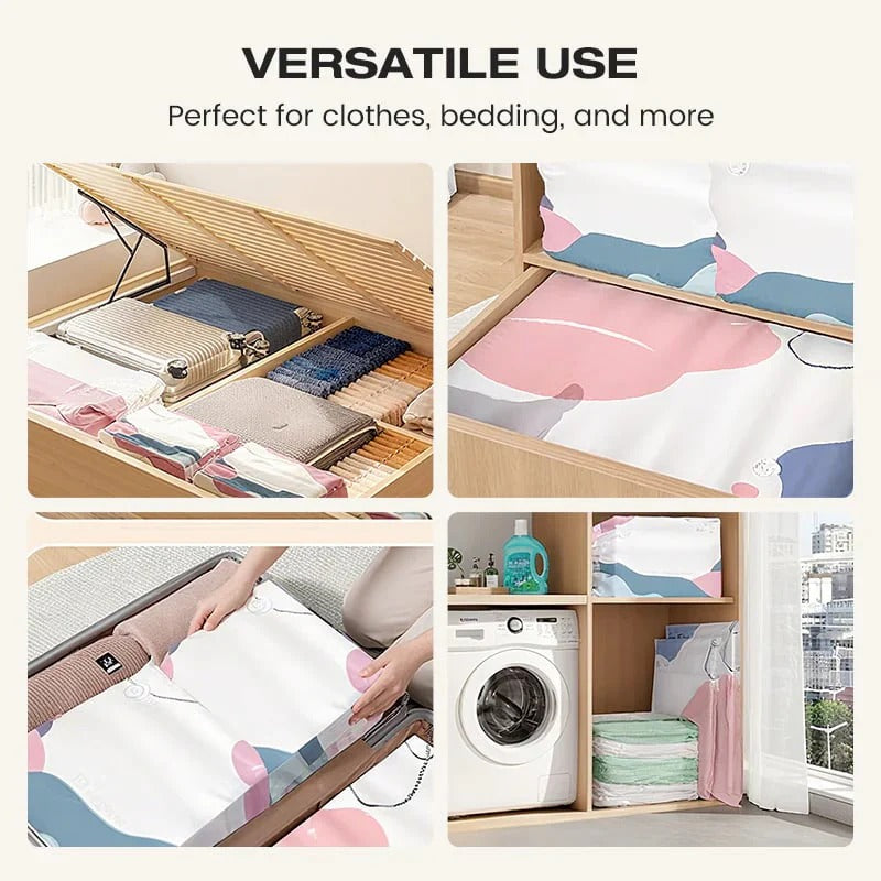 No Pump Vacuum Storage Bags