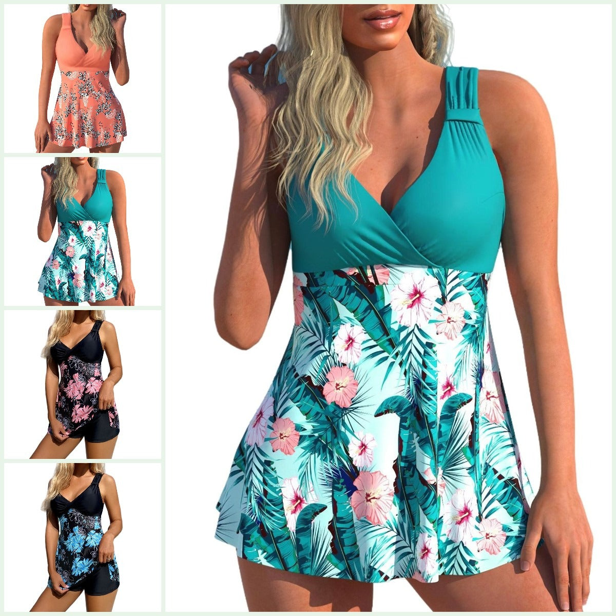 🏖️🌴Printed Swimsuit Set for Beach Vacation 2026