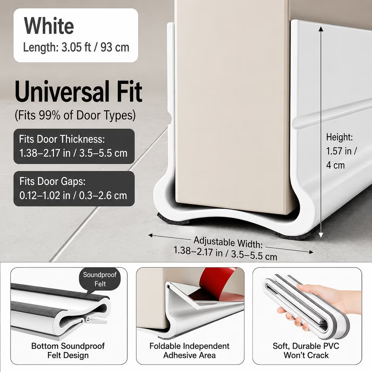Door Bottom Seal Strip Stopper