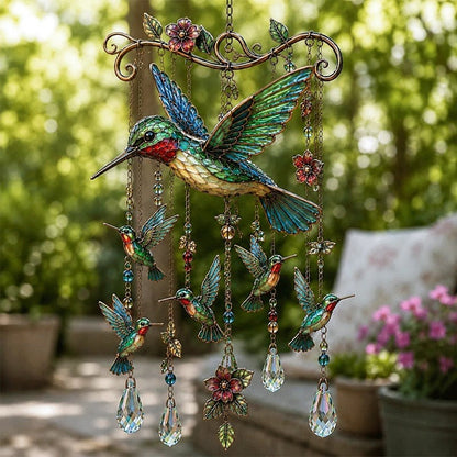 ✨Colorful Hummingbird Wind Chime