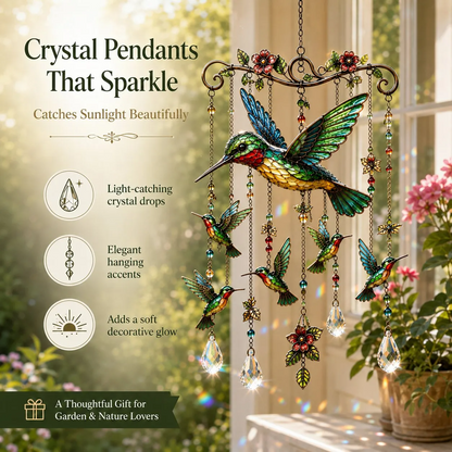 ✨Colorful Hummingbird Wind Chime