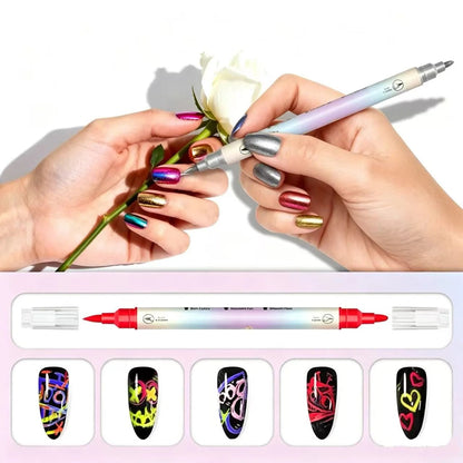 12/24 Colors Nail Art Pens – DIY 3D Markers for Drawing, Dotting & Manicure