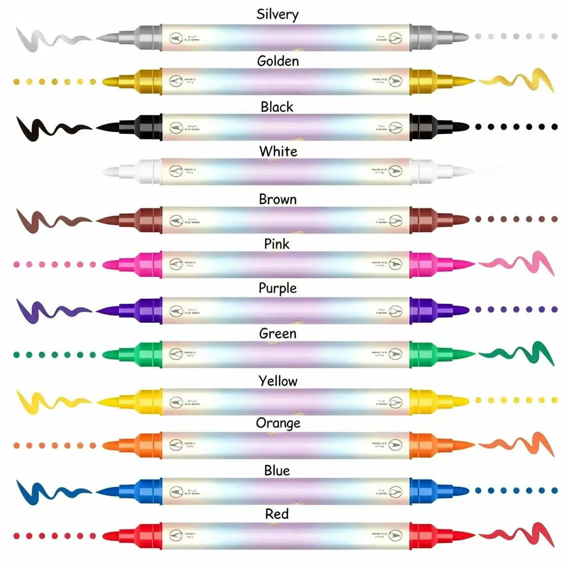 12/24 Colors Nail Art Pens – DIY 3D Markers for Drawing, Dotting & Manicure