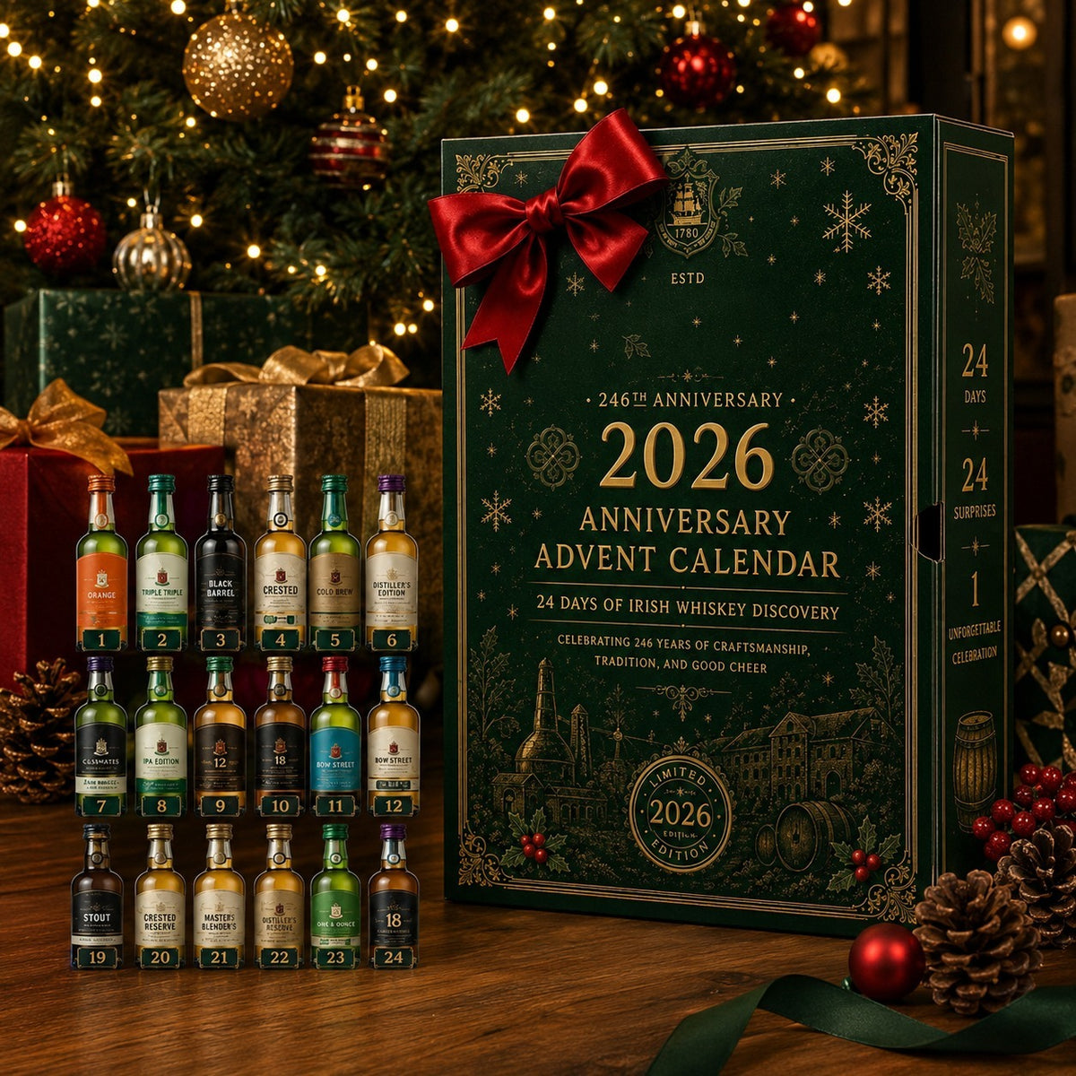 dht™⭐2026 24 DAYS OF IRISH WHISKEY Anniversary Advent Calendar