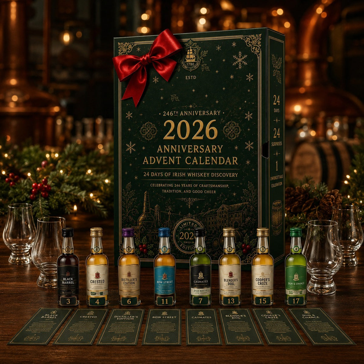 dht™⭐2026 24 DAYS OF IRISH WHISKEY Anniversary Advent Calendar