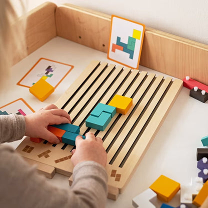 Educational wooden toys for early childhood development