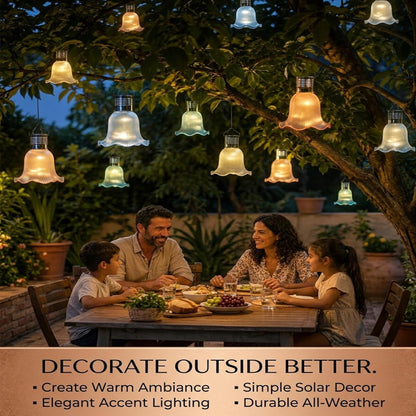Solar Tulip Outdoor String Lights