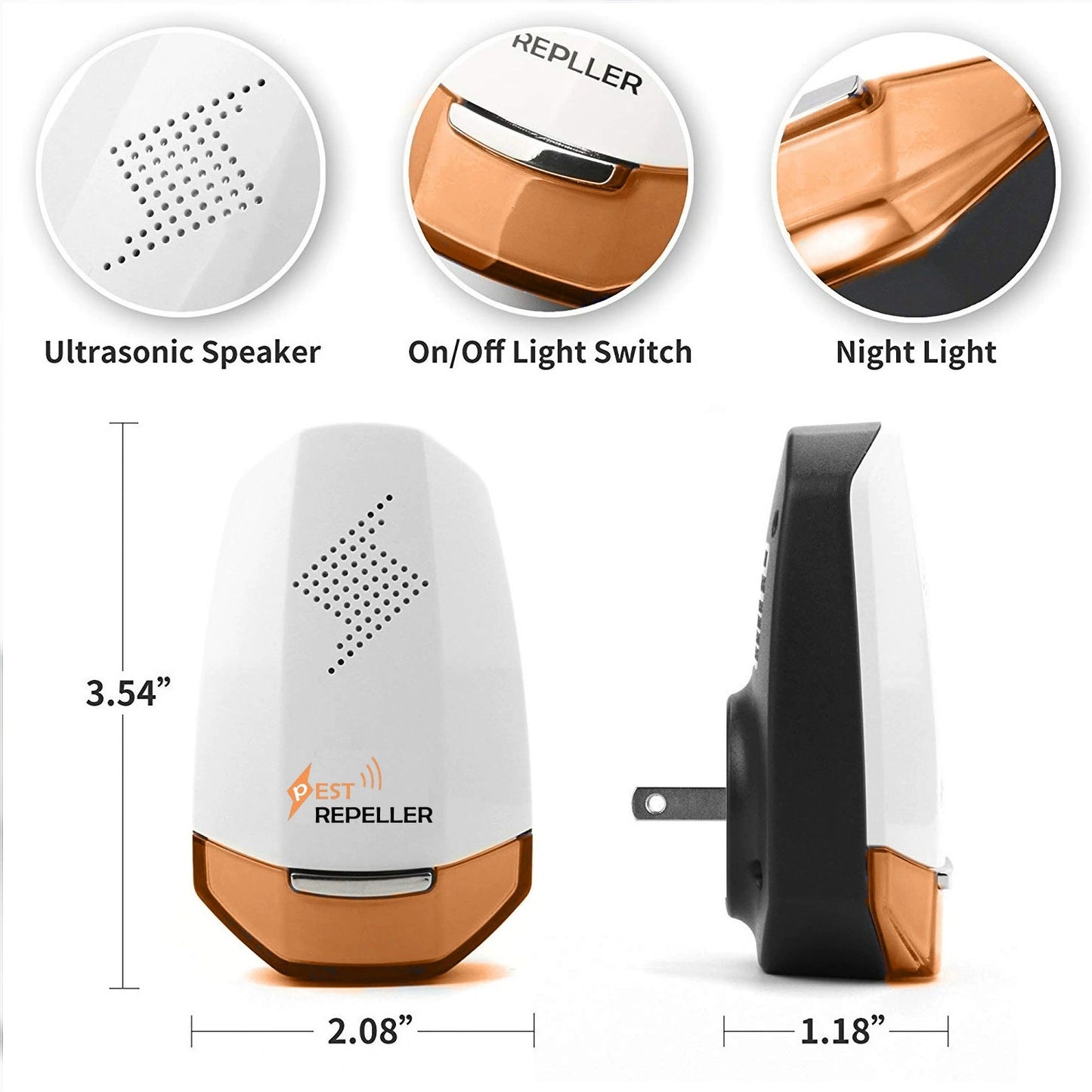 💥Ultrasonic Smart Indoor Non-Toxic Mouse Control Repeller