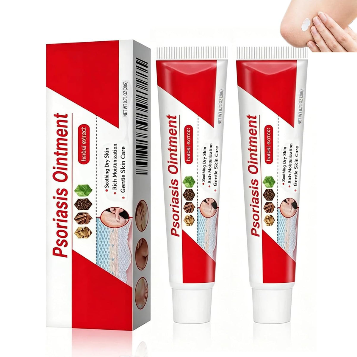 Botanical Skin Relief Ointment for Dry, Itchy & Flaky Skin