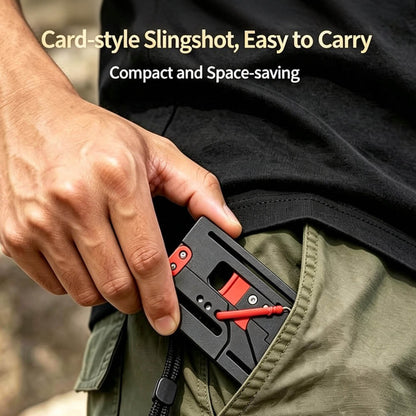 Compact Foldable High‑Power Slingshot – Pocket‑Ready for Outdoor Target Shooting