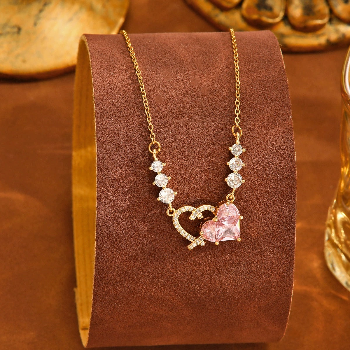 Heartlocked Double Heart Necklace