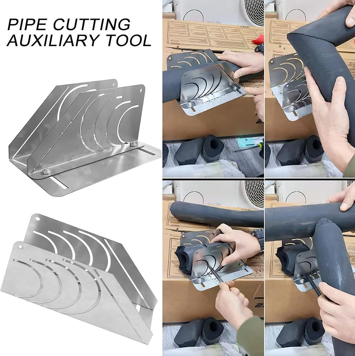dht™⭐Precision 45° Rubber Insulation Pipe Cutter