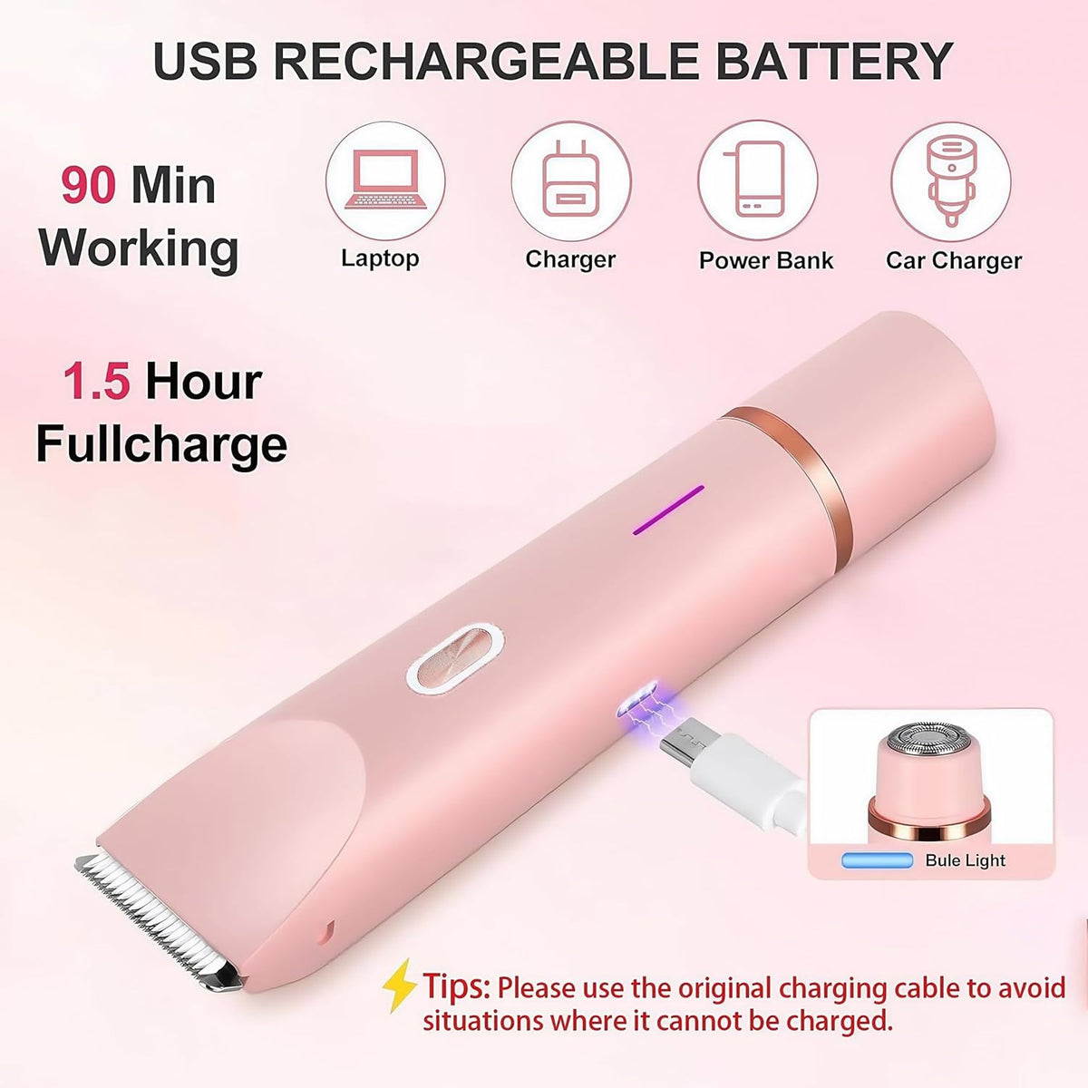 2 in 1 Double-Headed Electric Razor