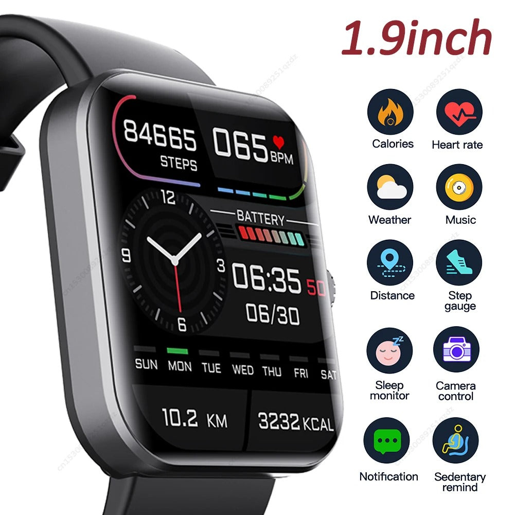Multifunctional Health Monitoring Fashion Bluetooth Smartwatch