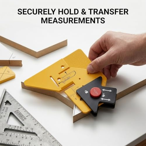 dht™⭐Trim 45 Carpentry Aid Ruler📏For Door Casing, Window Trim, Baseboards