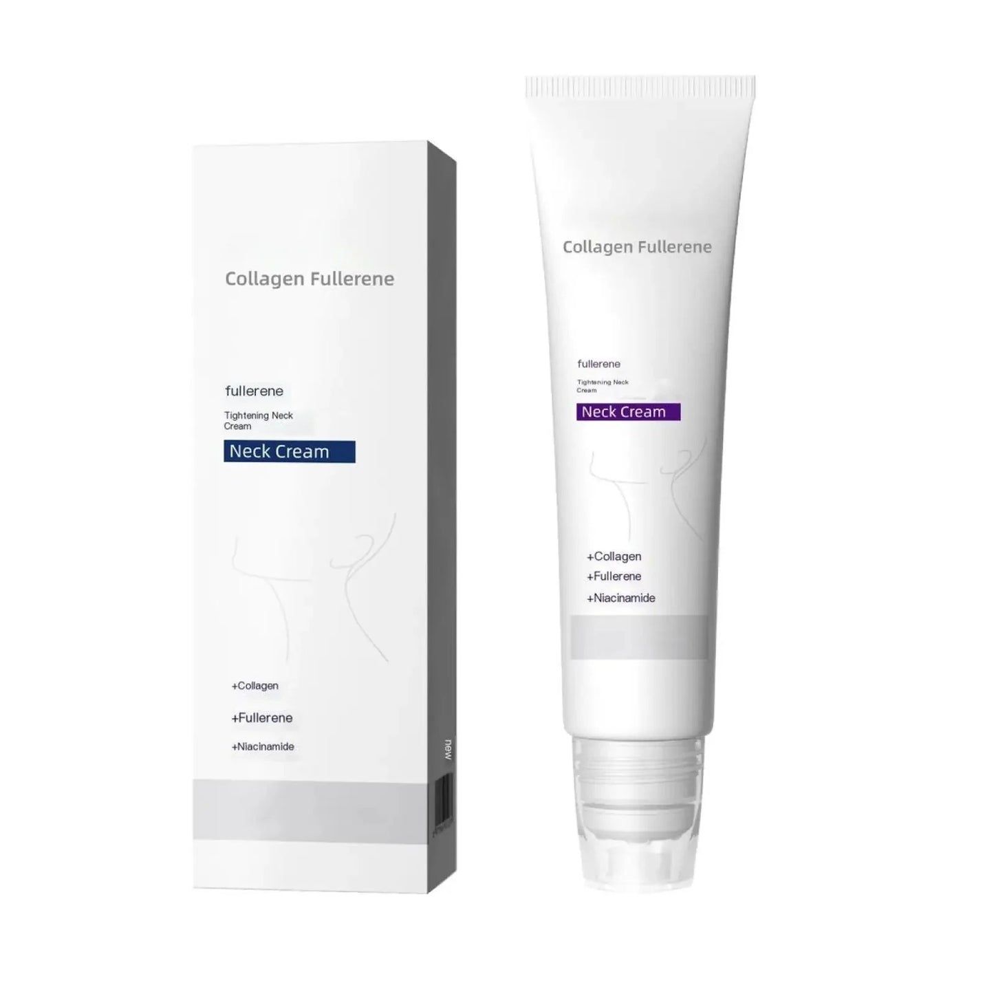 Collagen Neck Cream For Smooths Face & Neck Wrinkles, Reduces Double Chin