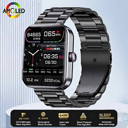 Multifunctional Health Monitoring Fashion Bluetooth Smartwatch