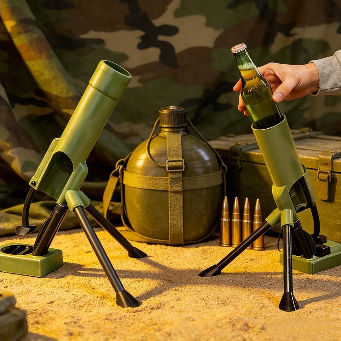 Father's Day Special 49% OFF🎁12oz Mortar-Shaped Tactical Bottle Opener