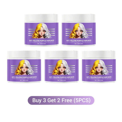Purple Hair Mask & Toner for Blonde,Bleached & Silver Hair