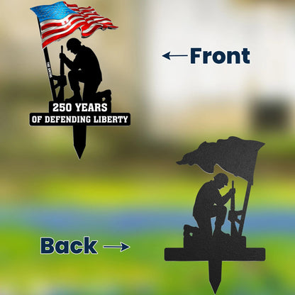 250 Years of Defending Liberty Metal Garden Stake