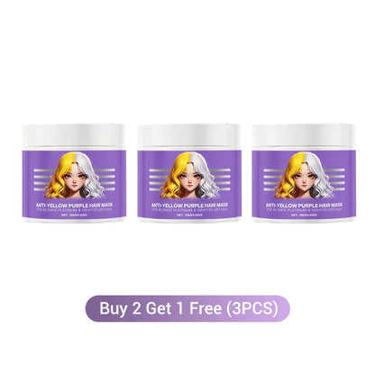Purple Hair Mask & Toner for Blonde,Bleached & Silver Hair