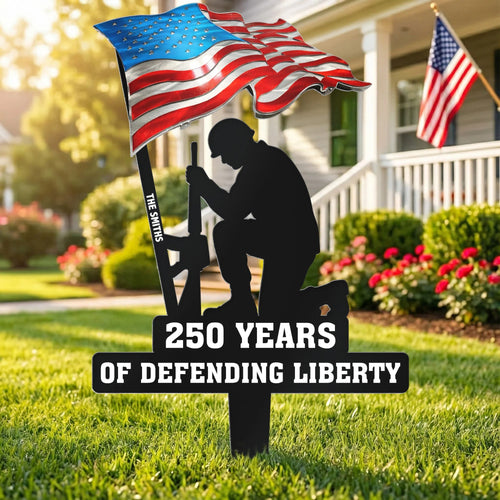 250 Years of Defending Liberty Metal Garden Stake