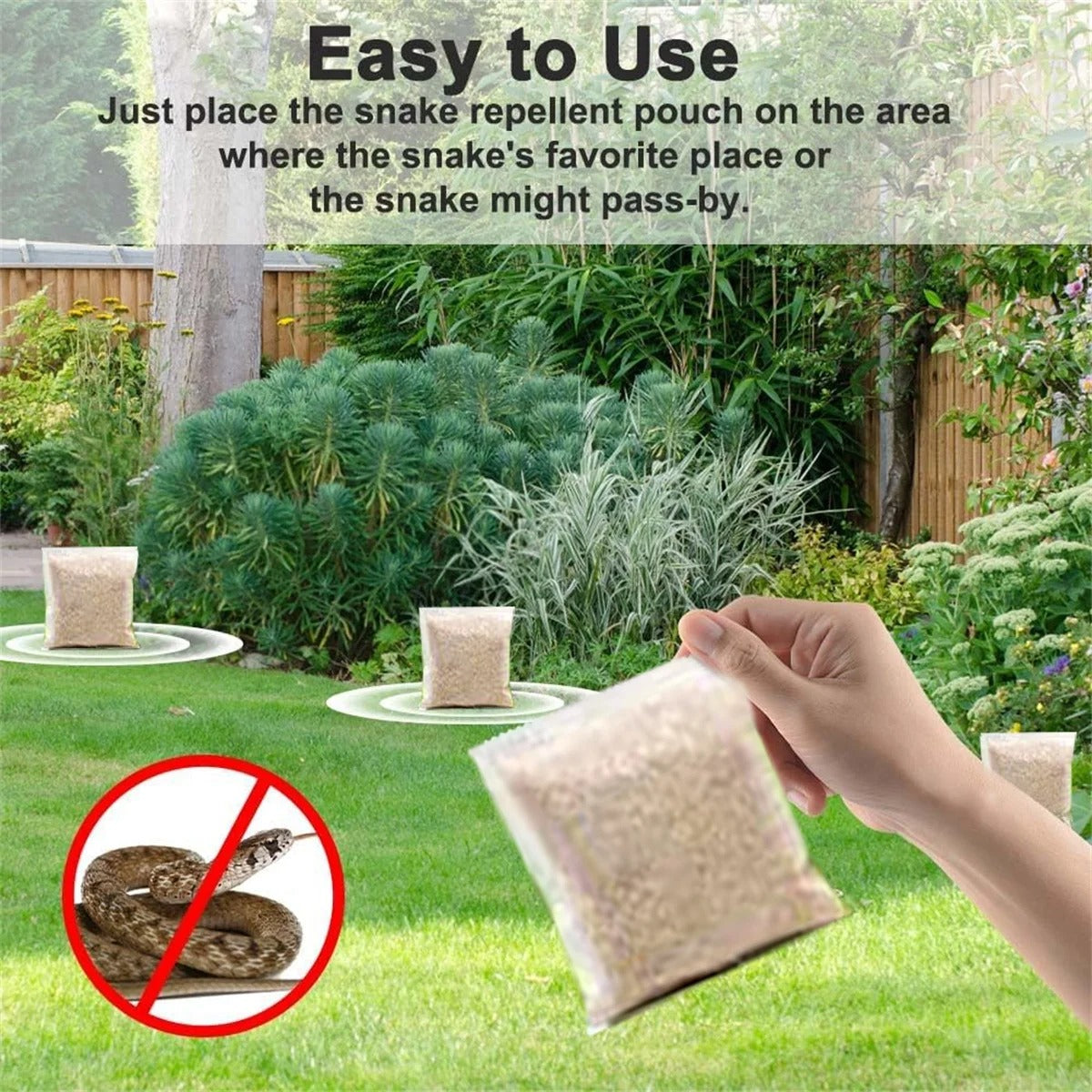 🔥🐍Snakes & Lizards Repellent Pouches