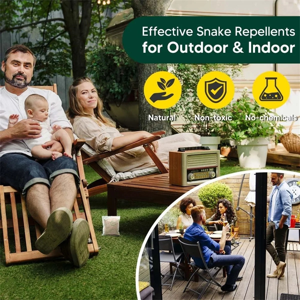 🔥🐍Snakes & Lizards Repellent Pouches